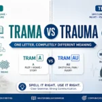 Trama vs Trauma: One small spelling difference that changes meaning, context, and clarity in writing.