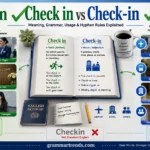 Check in vs Check-in