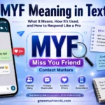 MYF Meaning in Text