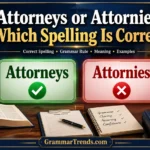 Attorneys or Attornies