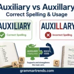 Auxiliary vs Auxillary