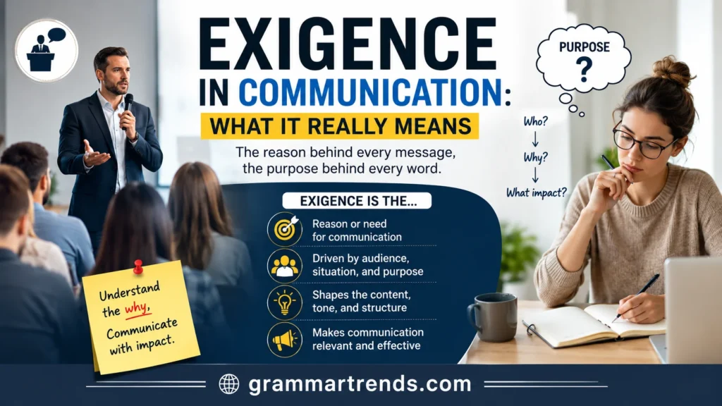 Exigence in Communication