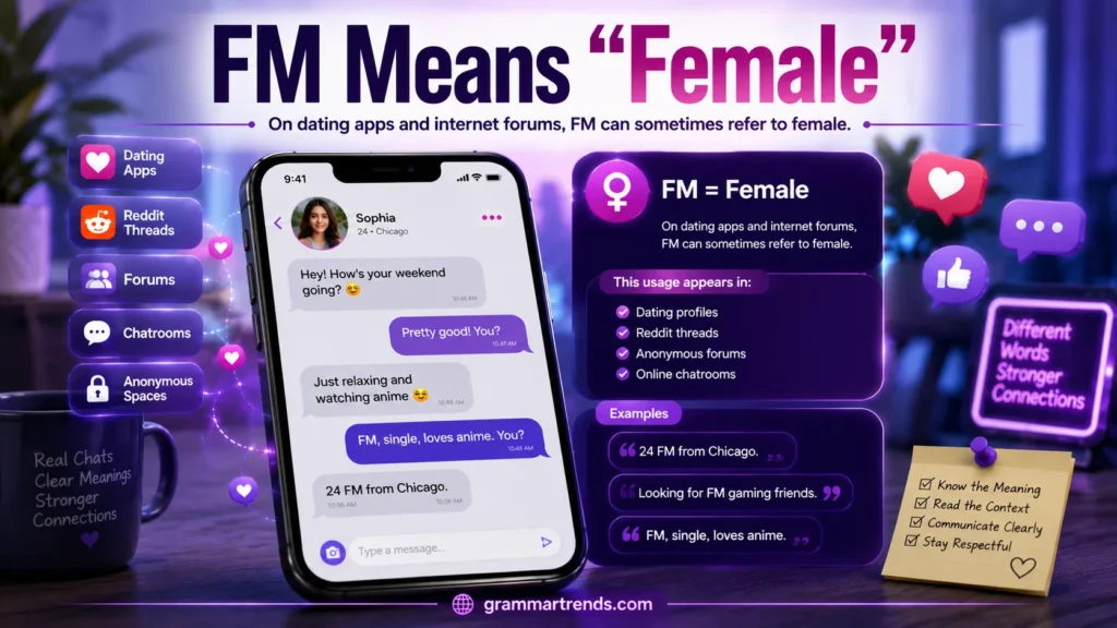 FM Means “Female”