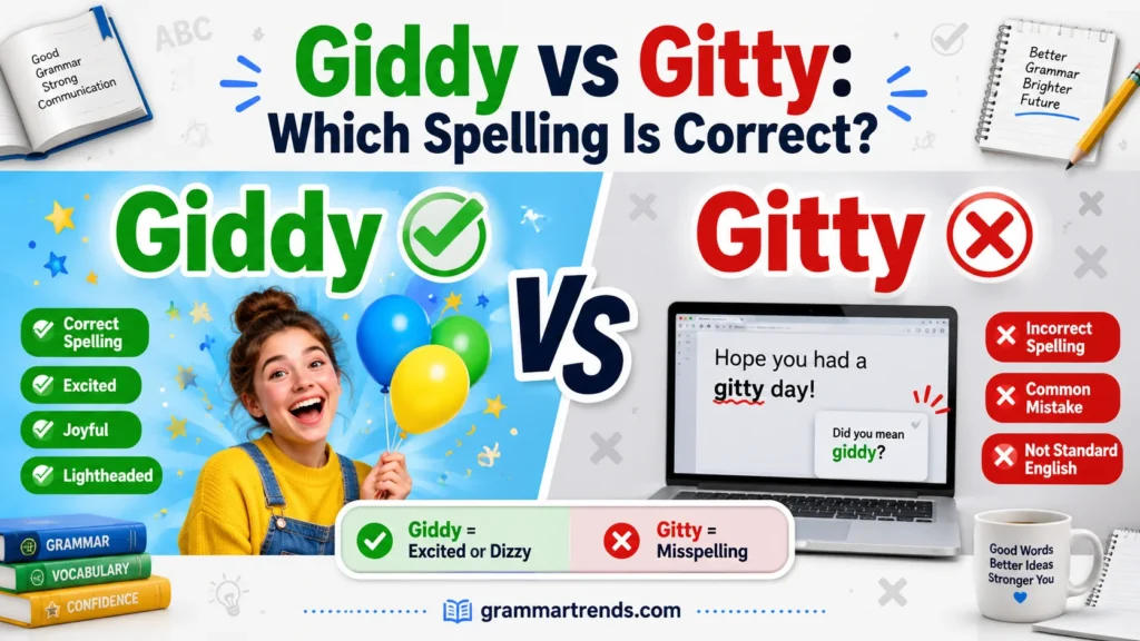 giddy vs gitty