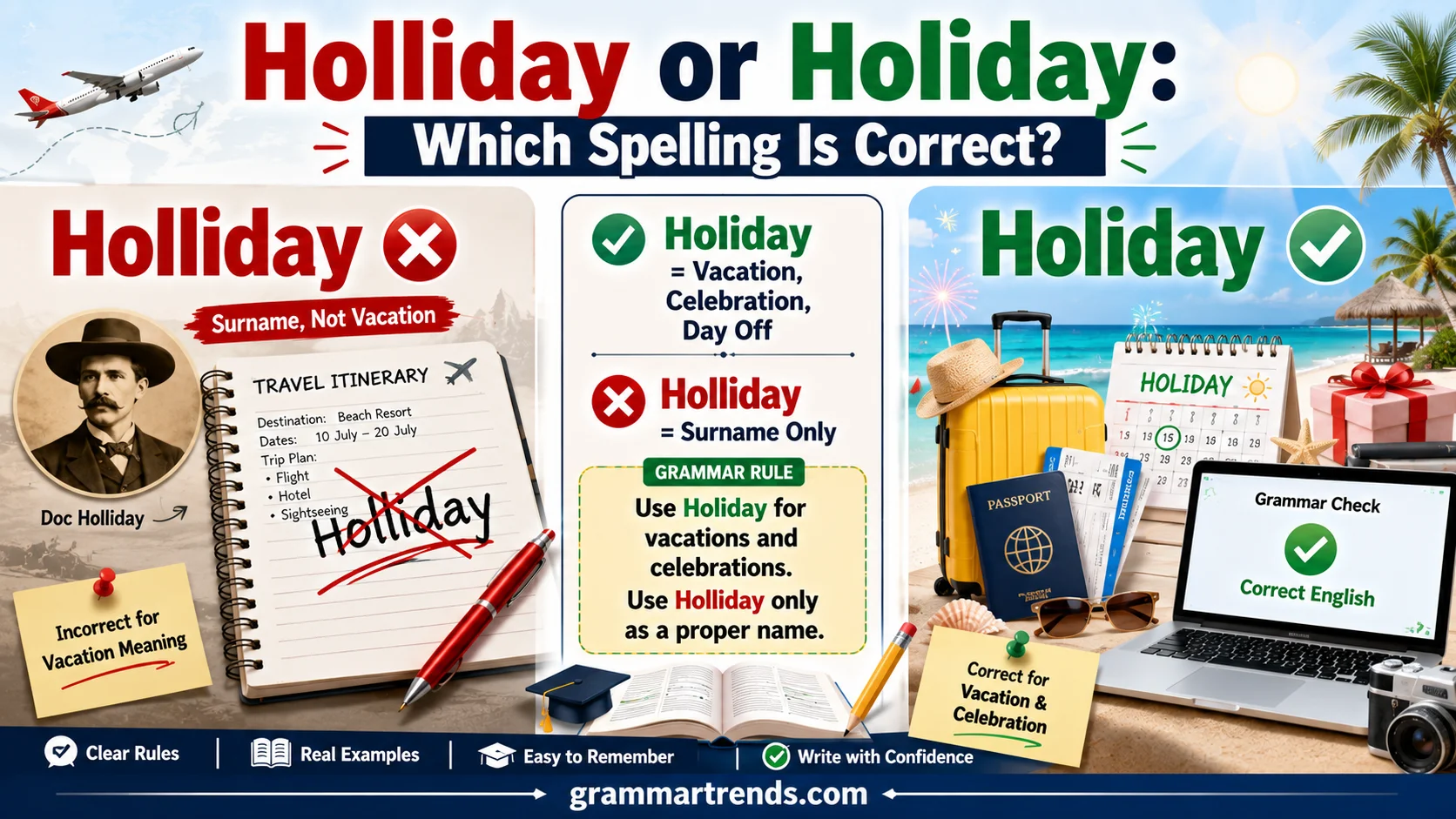 Holliday or Holiday