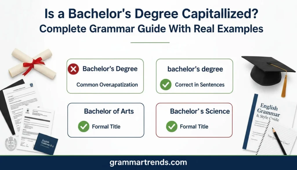 Is a Bachelor’s Degree Capitalized