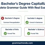 Is a Bachelor’s Degree Capitalized