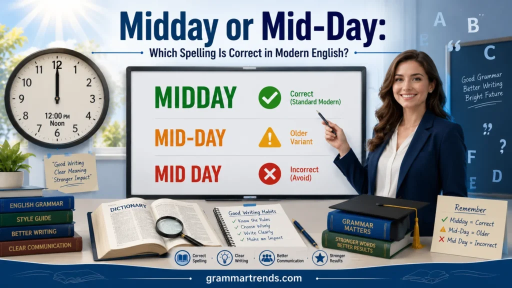 Midday or Mid-Day