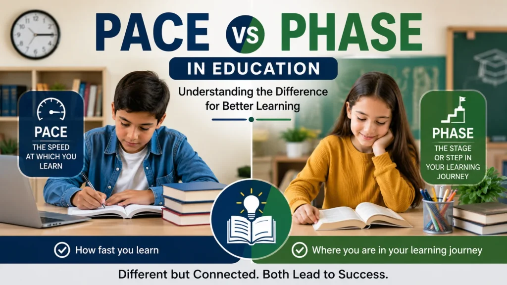 Pace vs Phase in Education