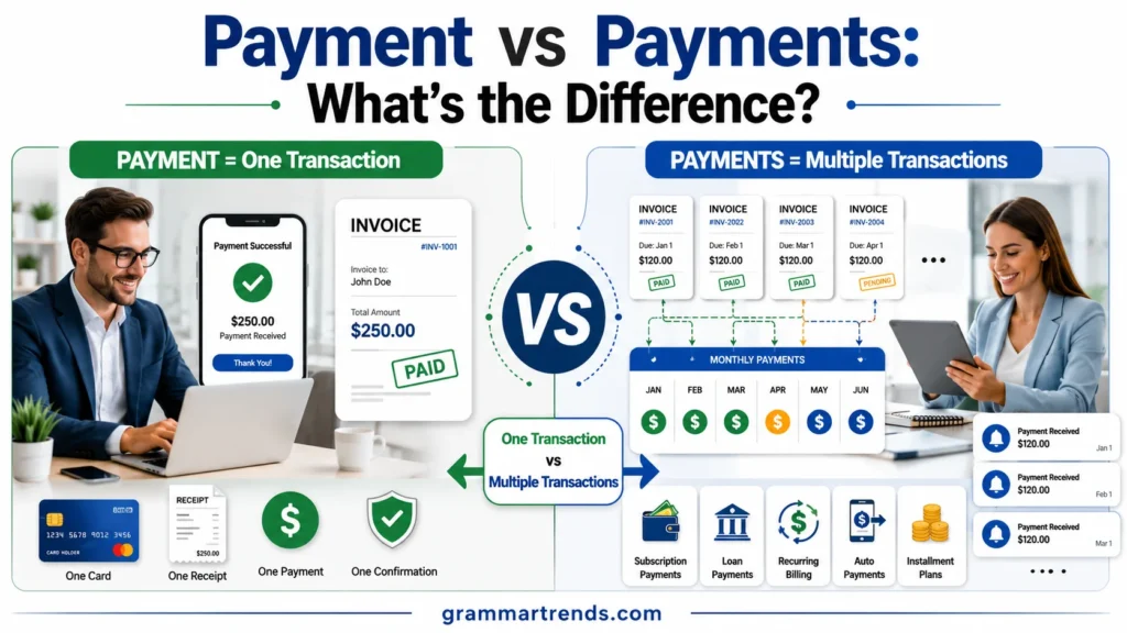 Payment vs Payments