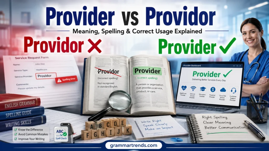 Provider vs Providor