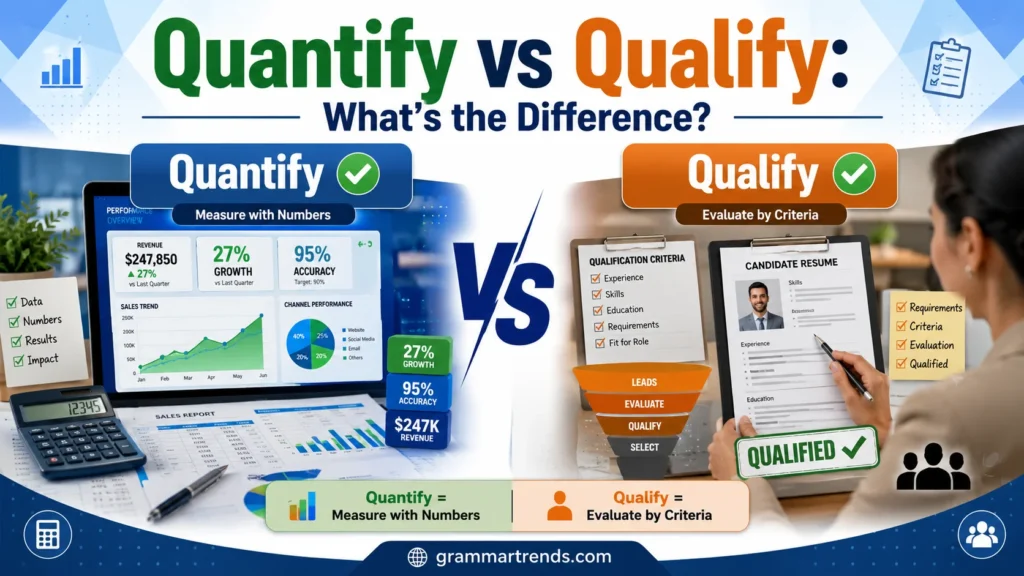 quantify vs qualify