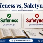 safeness vs. safetyness