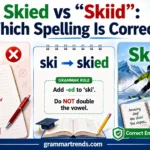 skied vs skiid