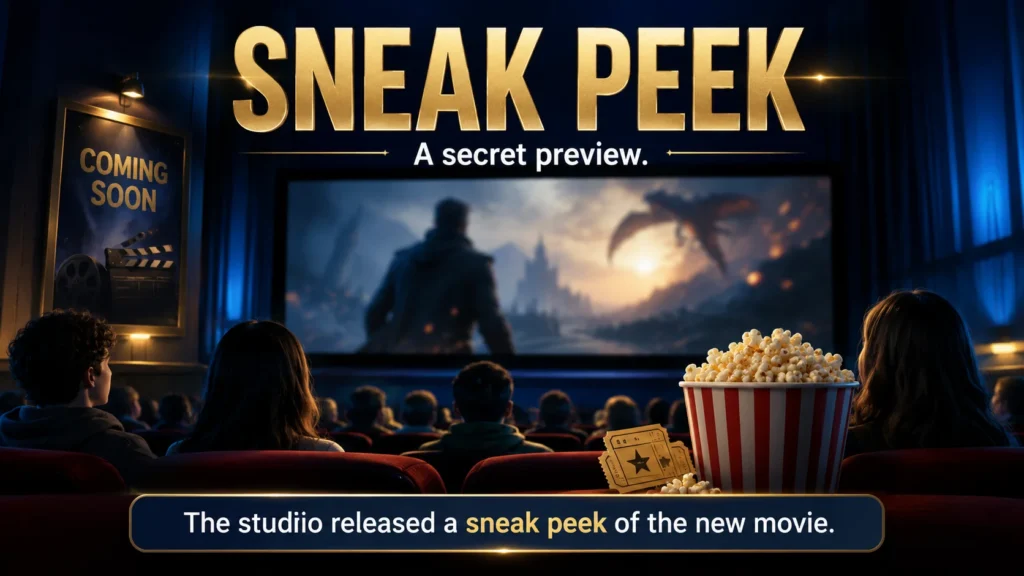 Sneak Peek