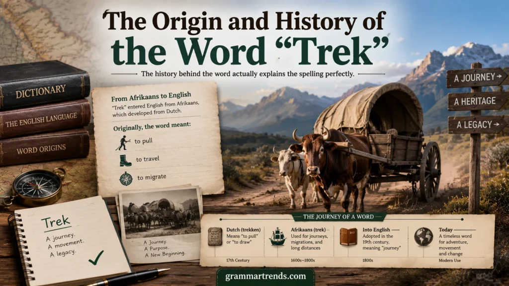 The Origin and History of the Word “Trek”