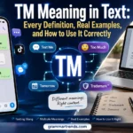 TM Meaning in Text