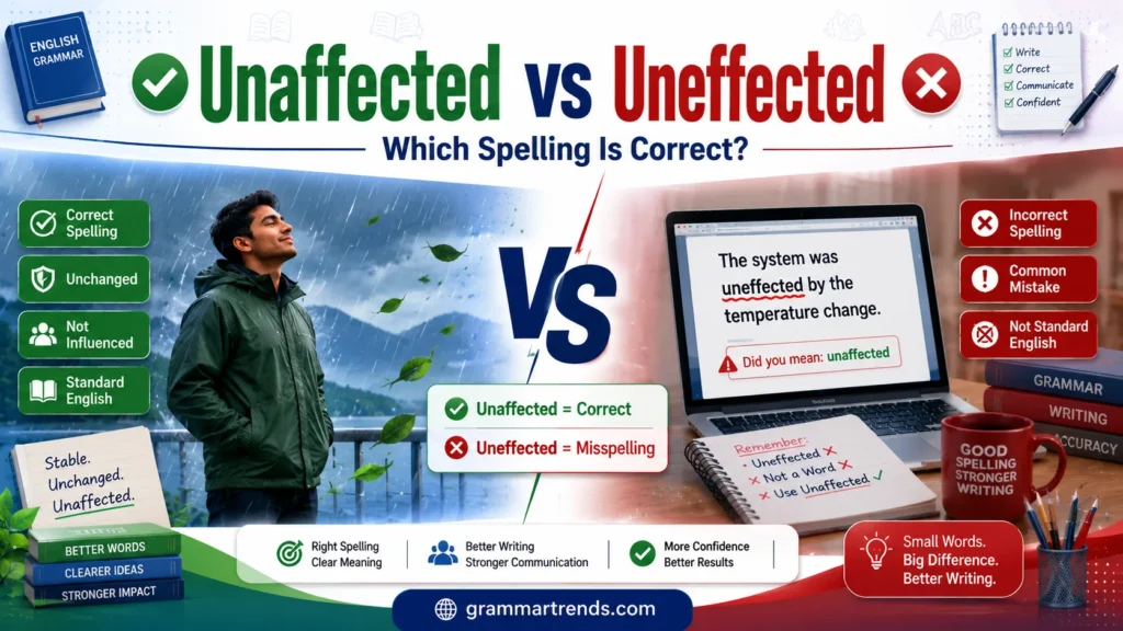 unaffected vs uneffected