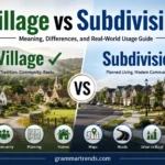 Village vs Subdivision
