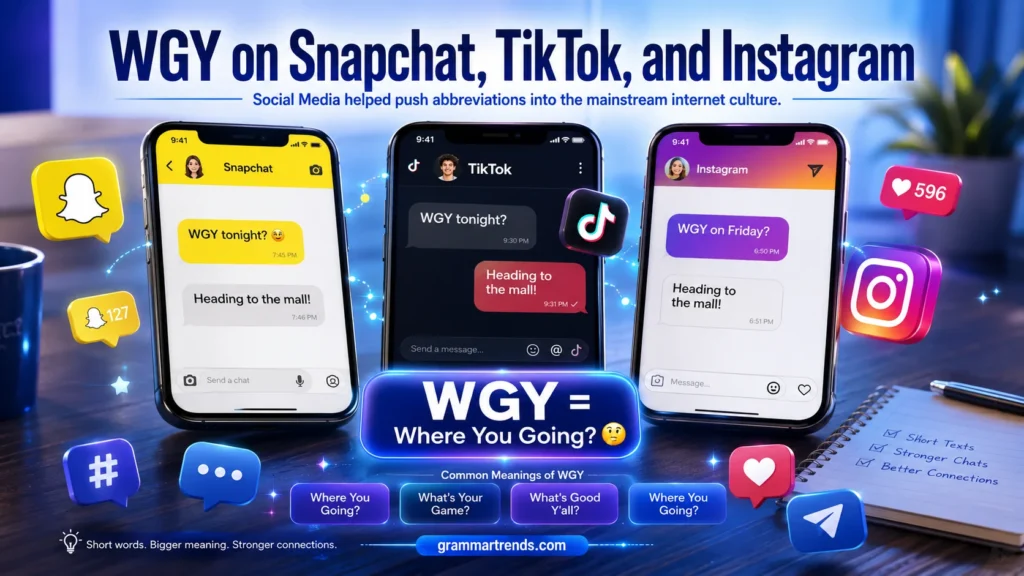 WGY on Snapchat, TikTok and Instagram