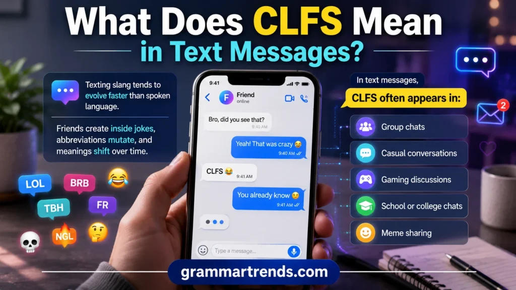 What Does CLFS Mean in Text Messages?