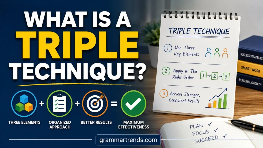 What Is a Triple Technique