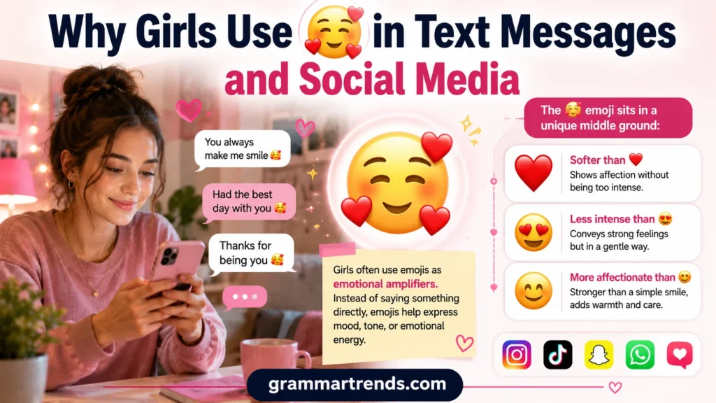 Why Girls Use 🥰 in Text Messages and Social Media