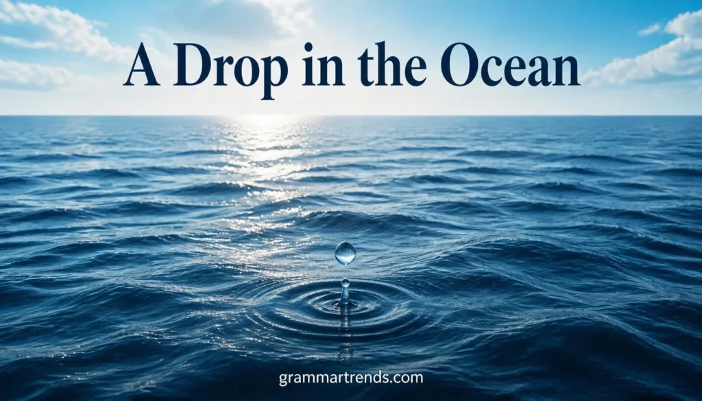 A Drop in the Ocean