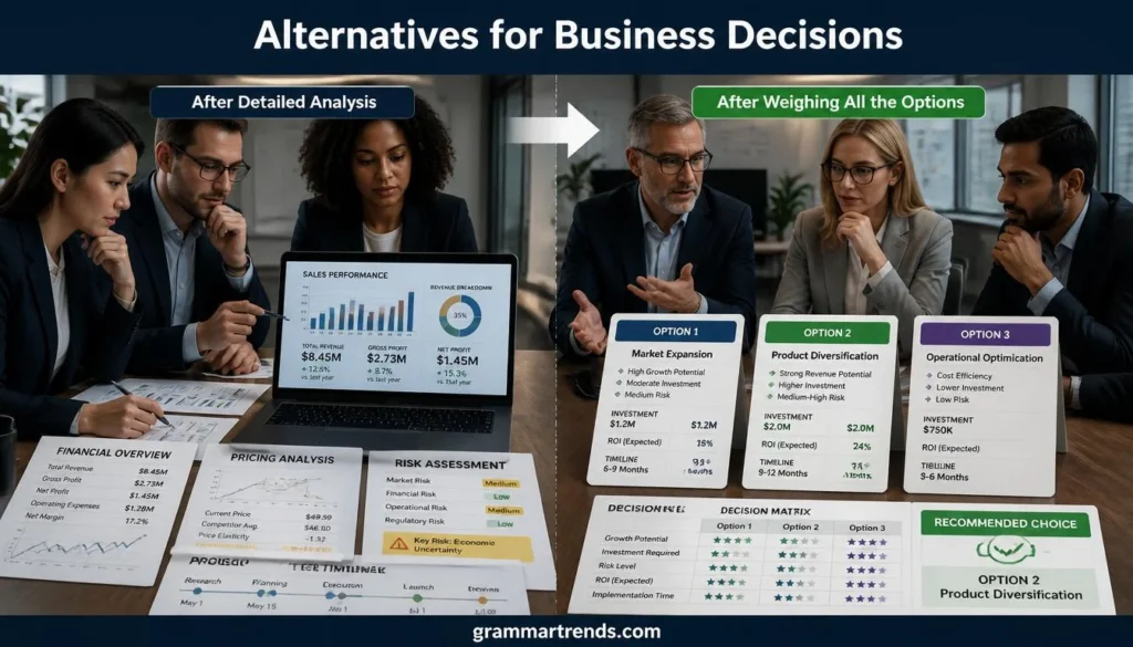Alternatives for Business Decisions