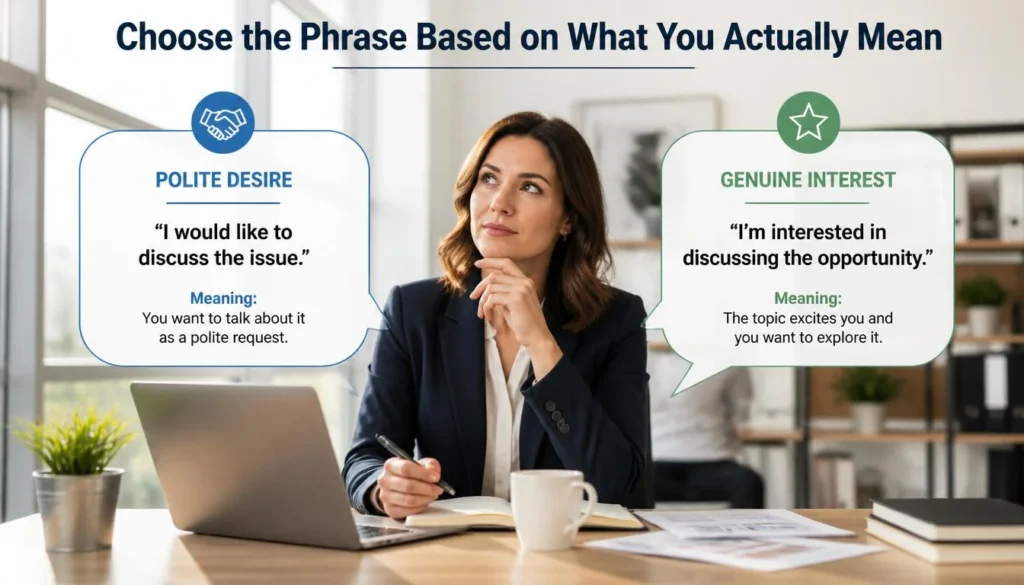 Choose the Phrase Based on What You Actually Mean