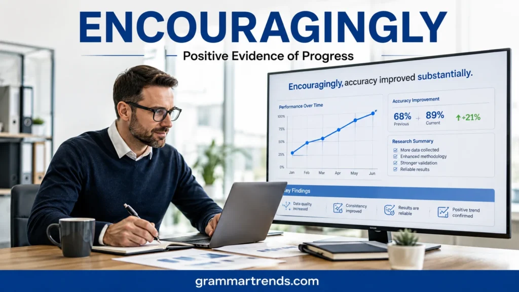 Encouragingly