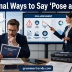 Formal Ways to Say "Pose a Threat"