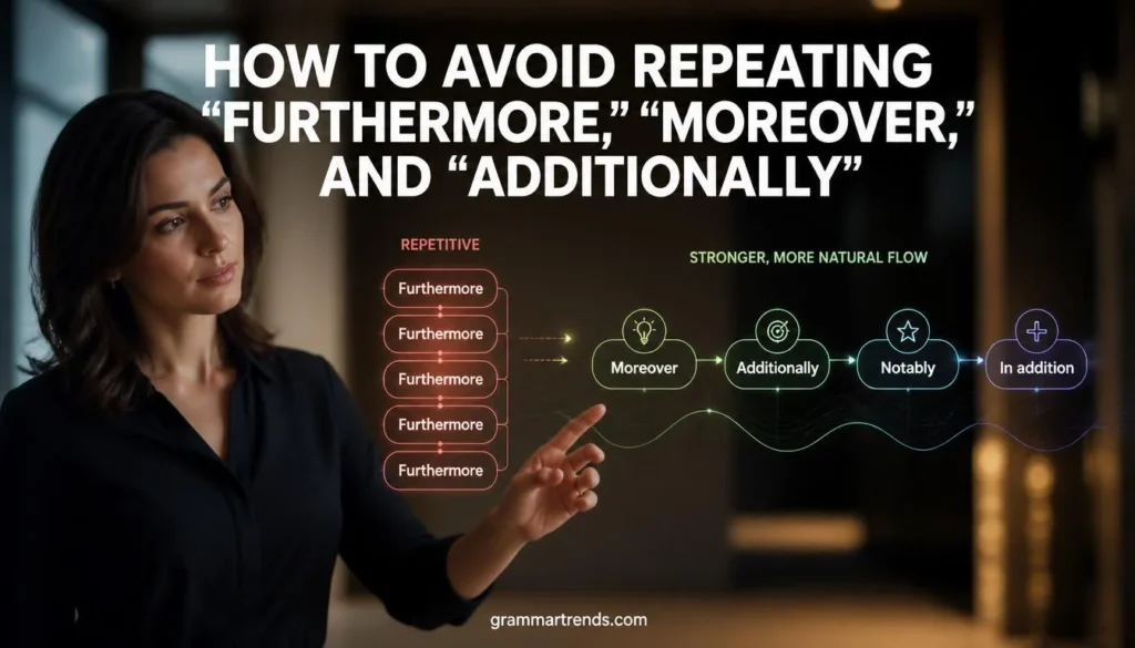 How to Avoid Repeating “Furthermore,” “Moreover,” and “Additionally”