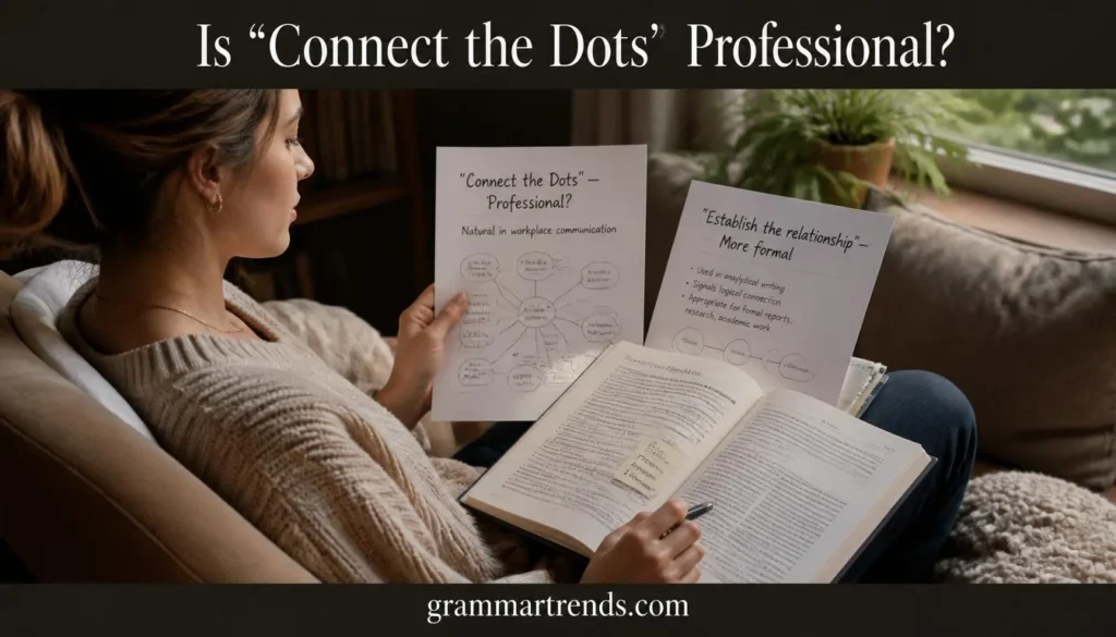 Is “Connect the Dots” Professional