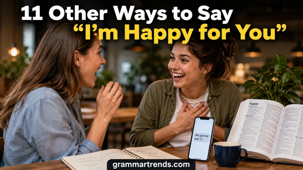 Other Ways to Say “I’m Happy for You”