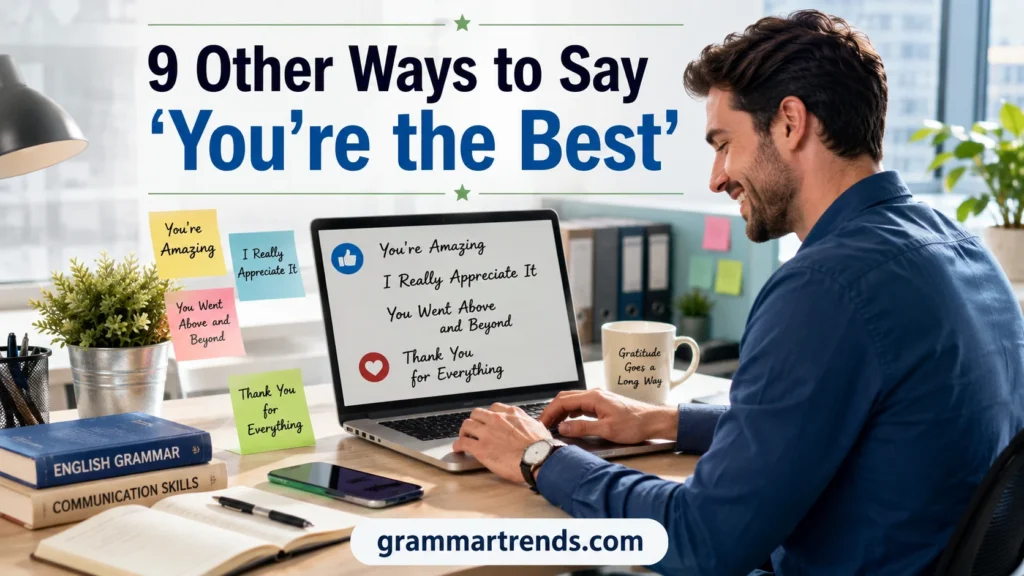 Other Ways to Say "You're the Best"
