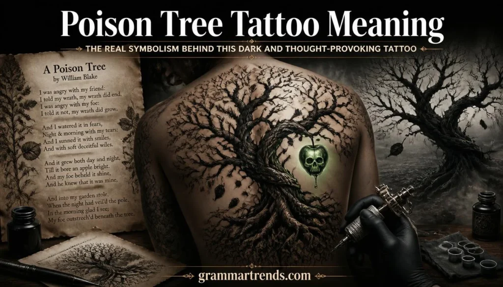 Poison Tree Tattoo Meaning