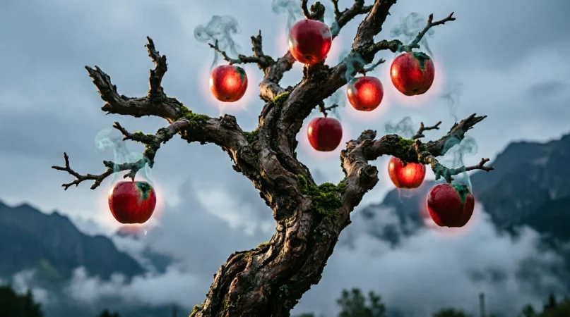 Poison Tree With Apples