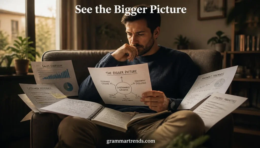 See the Bigger Picture