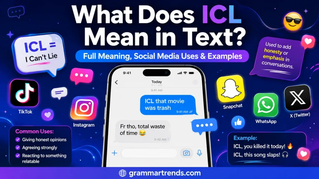 What Does ICL Mean in Text