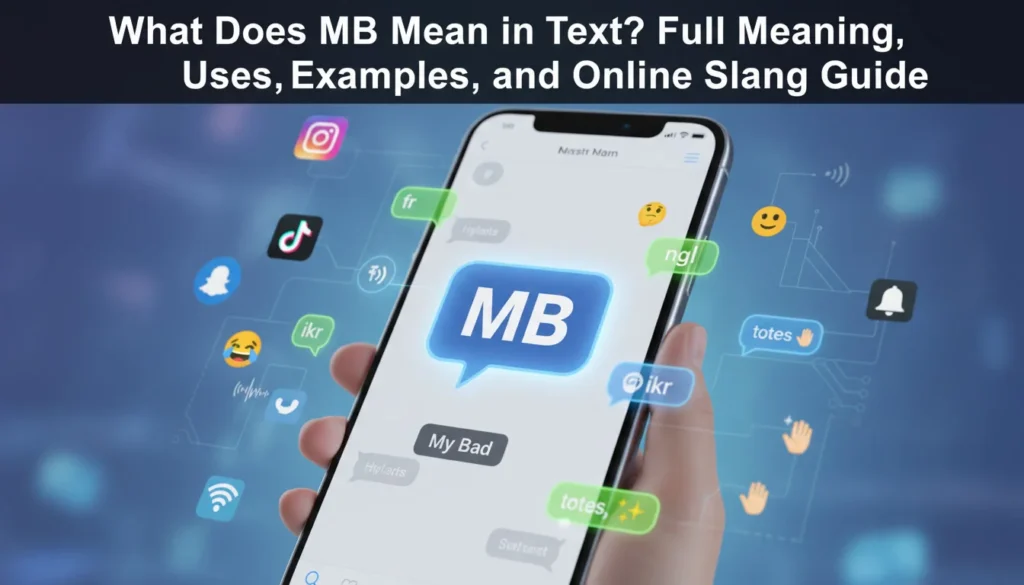 What Does MB Mean in Text? Full Meaning, Uses and Examples